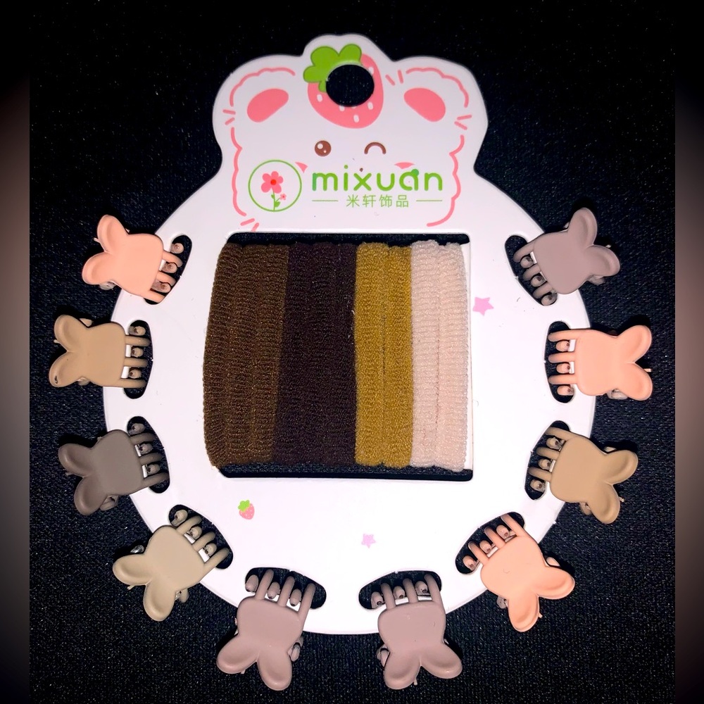 MIXUAN hair clips, and scrunchies
